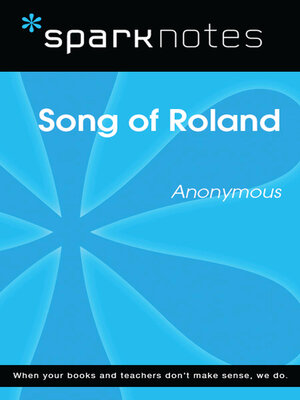 cover image of Song of Roland (SparkNotes Literature Guide)